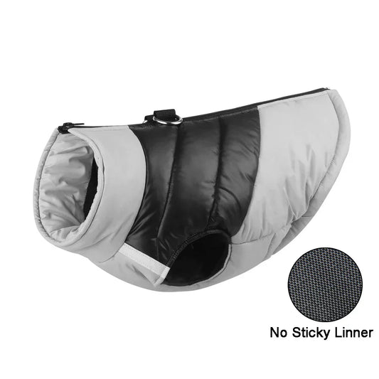 Padded Waterproof Winter Dog Vest – Warm Zipper Jacket for All Sizes